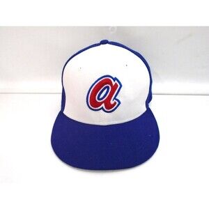 Atlanta Braves MLB New Era Brand Trucker Baseball Hat Cap Logo Fitted Size 7
